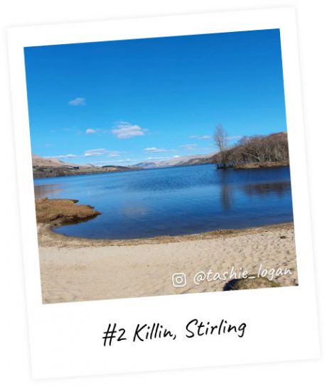 Killin, Perthshire polaroid